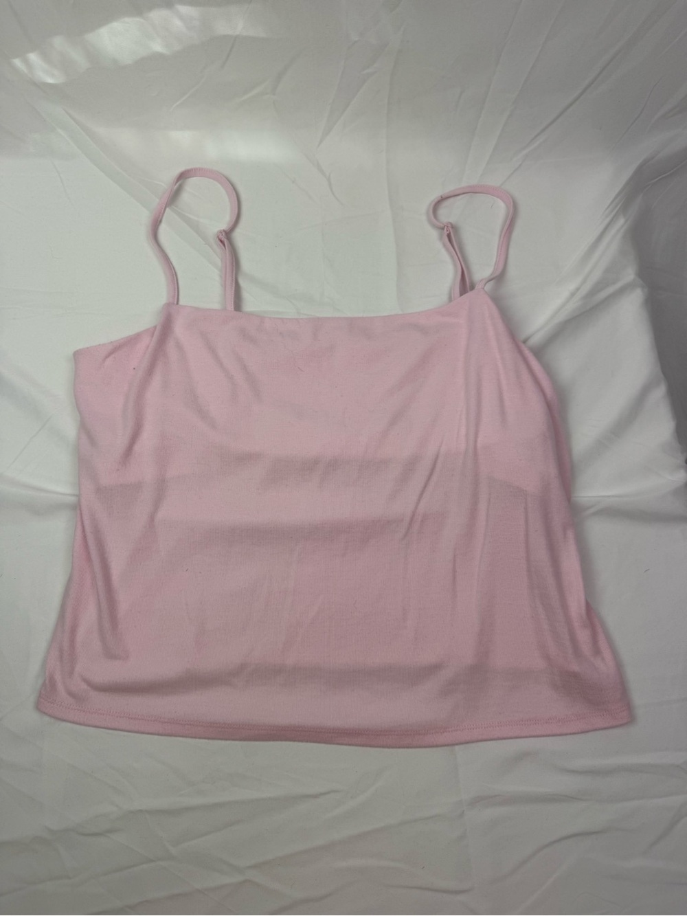 Classic Pink Spaghetti Strap Cami Top
